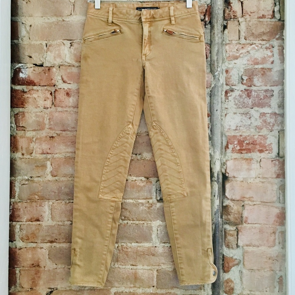 RALPH LAUREN SPORT sz:25 skinny tan riding pants
